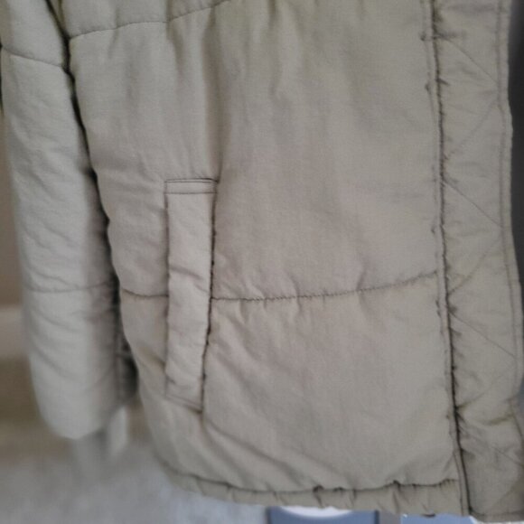 CISONO Quilted Bomber  Sage Green Puffer Jack Women's  Jacket -US S - Picture 8 of 12